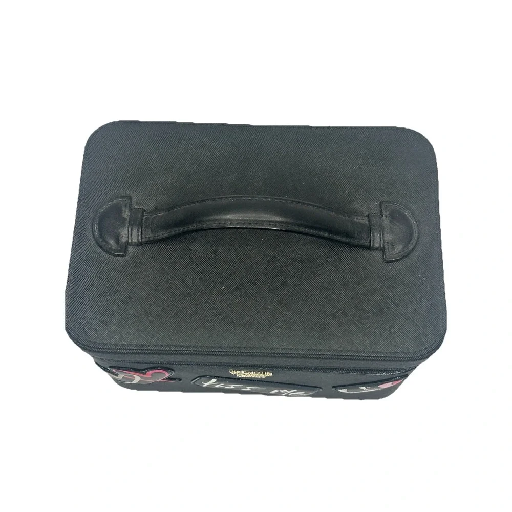 Victoria's Secret Weekender Runaway Patch Vanity Cosmetic Case